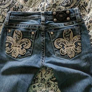 Girls Miss Me Jeans size 12 boot cut